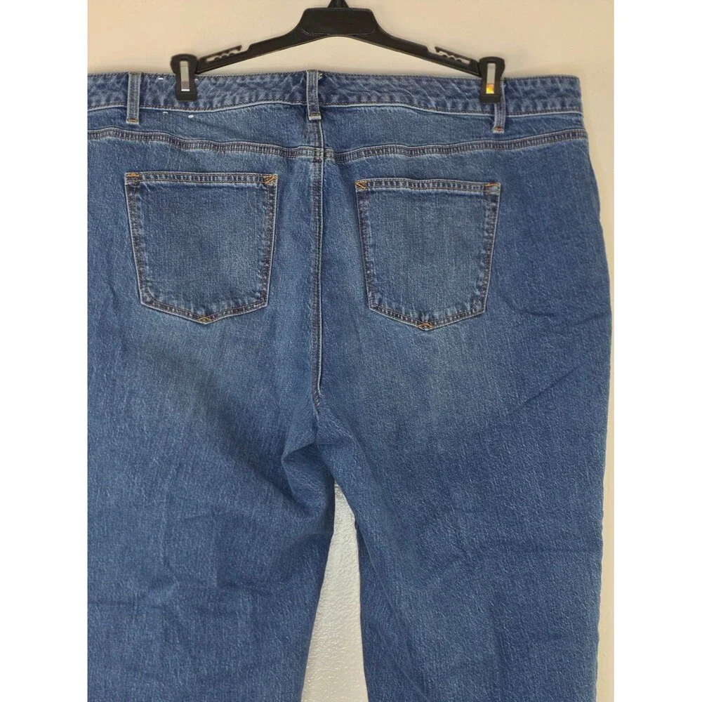 Talbots Everyday Relaxed Blue Straight-Leg Jeans Size 20W